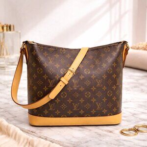 Authentic Louis Vuitton Amfar Three Monogram Shoulder Bag